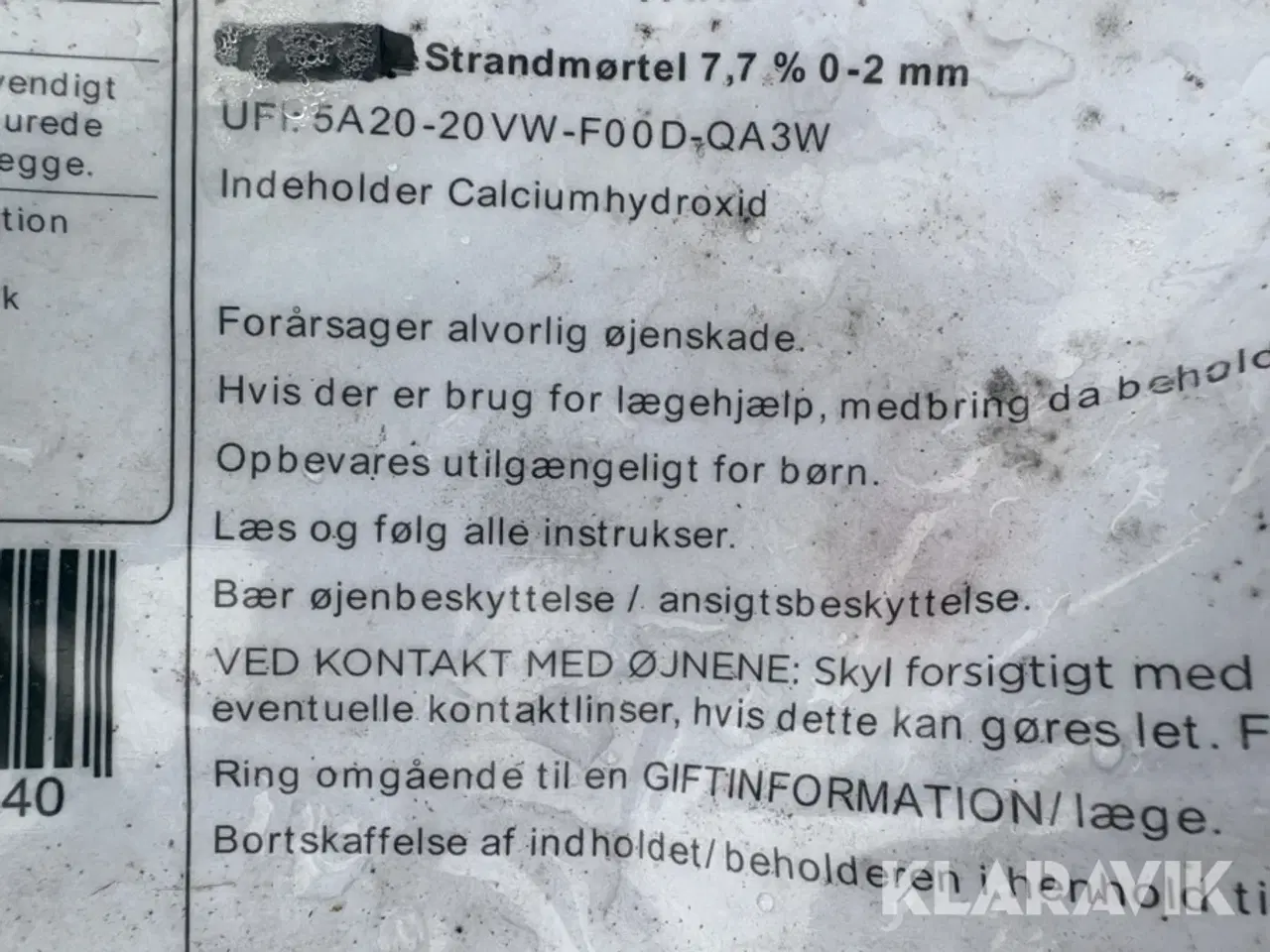 Billede 6 - Strandmørtel Weber 0-2 mm 3 x 250 liter