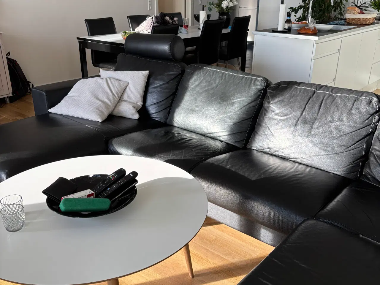 Billede 4 - Lædersofa (ægte læder)