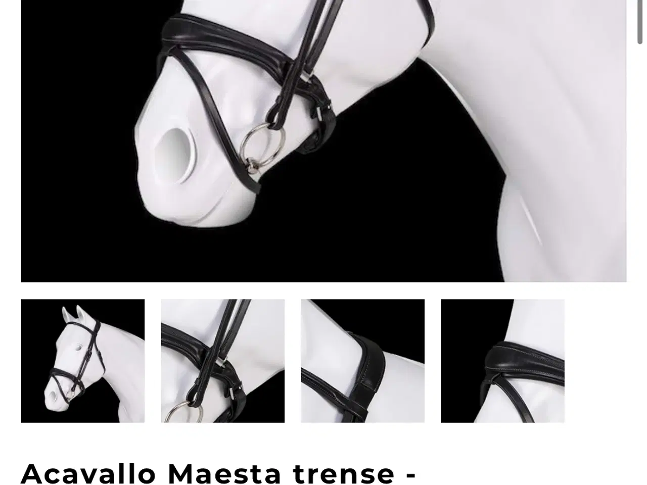 Billede 8 - Ergonomisk Maesta trense fra Acavallo.