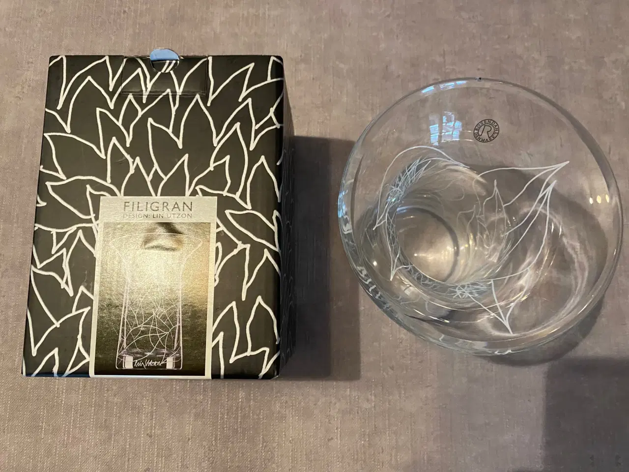 Billede 4 - Rosendahl Filigran glasskål, lysestager og vase