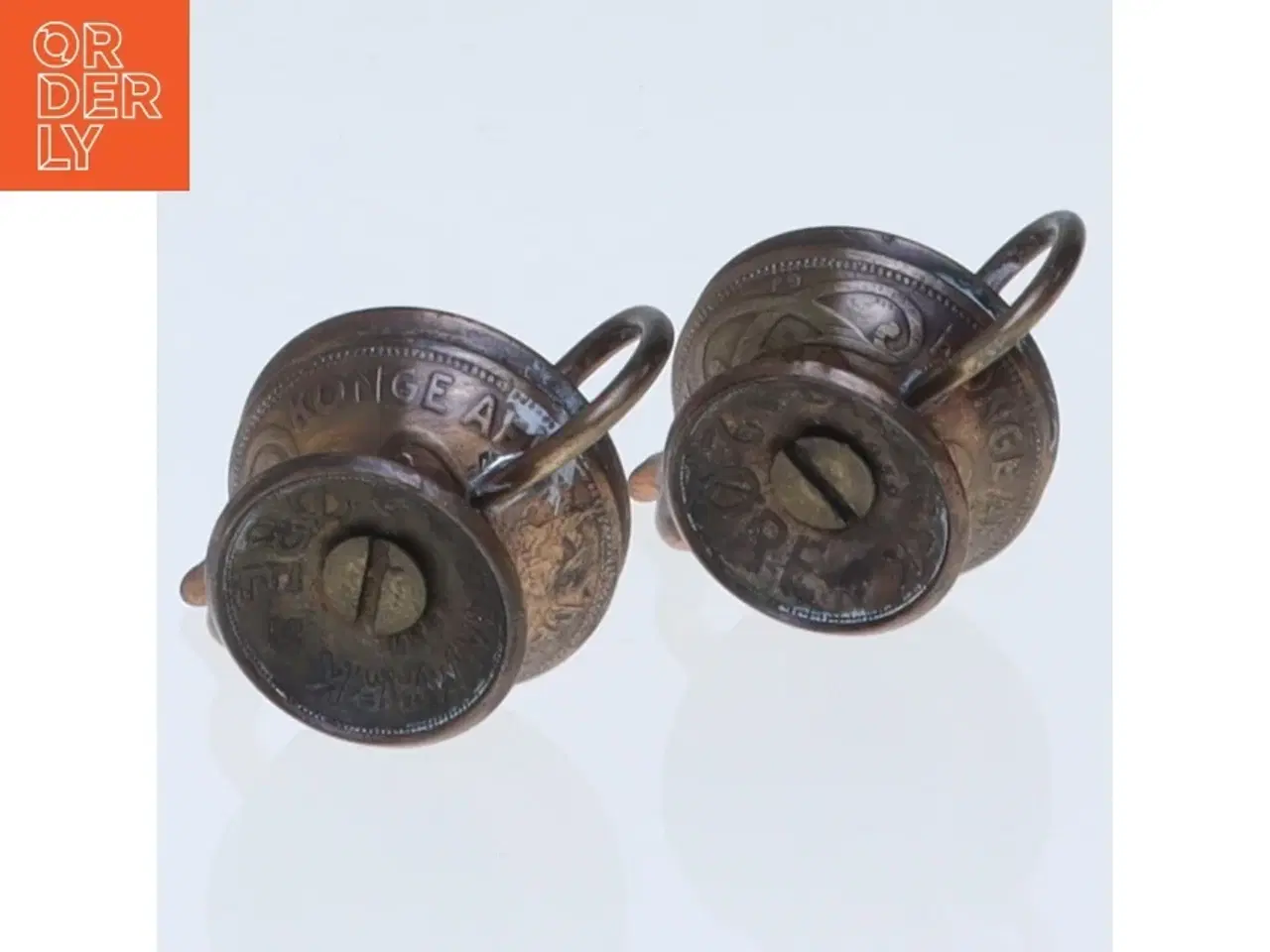 Billede 2 - Pyntetekander lavet af mønter (str. 4 x 2 cm)