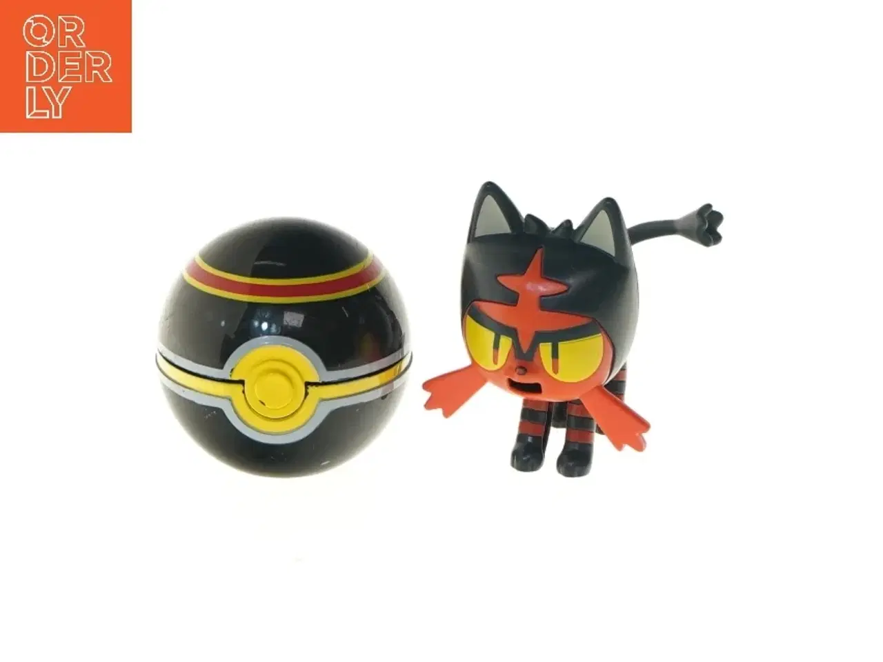 Billede 1 - Pokemon figur og Pokeball (str. Ø 6,5 og 8,5 cm)