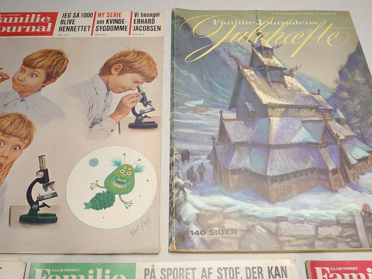 Billede 2 - 7 stk Familie Journal fra 1970+Julenummer  1966.