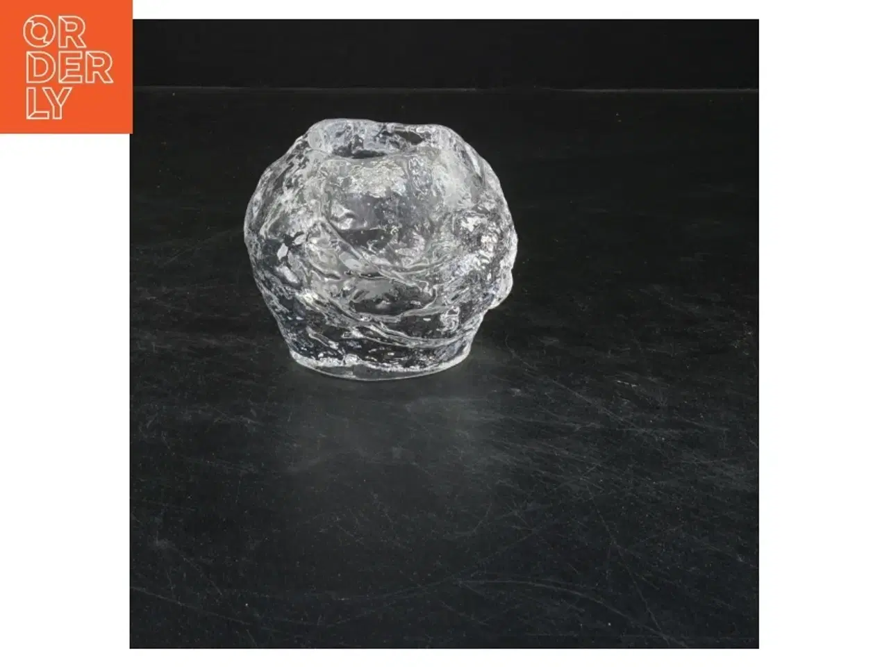 Billede 1 - Lysestage i glas (str. 7x9 cm)