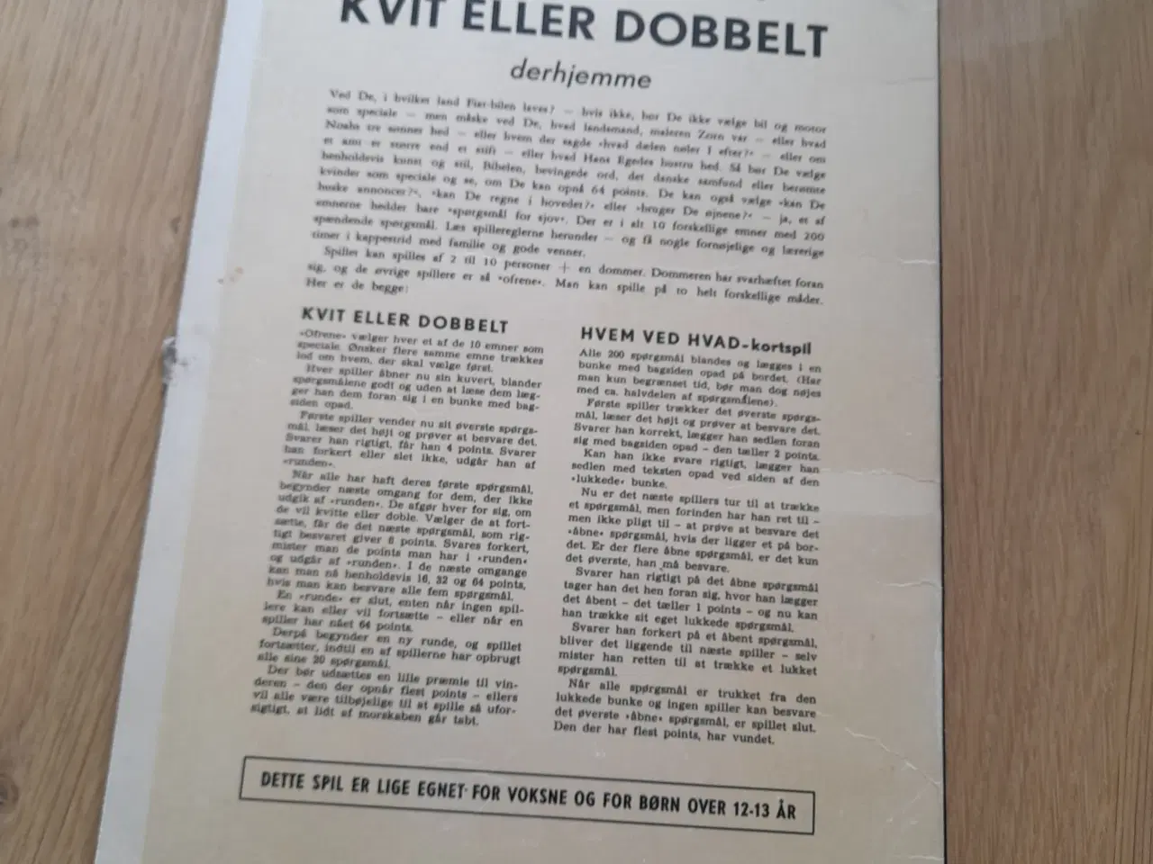 Billede 2 - Kvit eller dobbelt gammelt