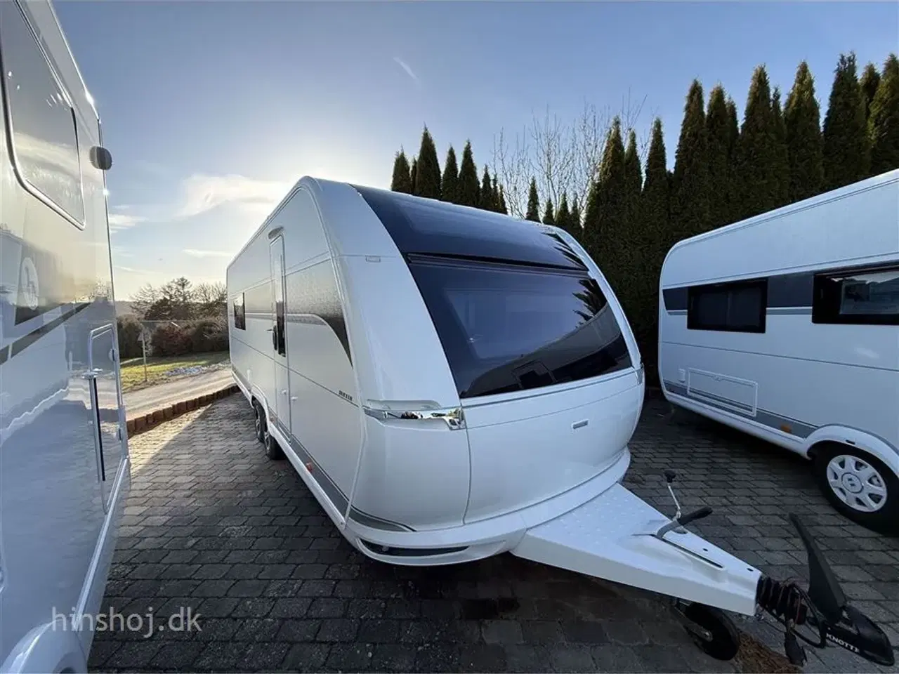 Billede 17 - 2026 - Hobby Maxia 660 WQM Lækker Hobby med fritstående dobbeltseng og front køkken fra Hinshøj Caravan