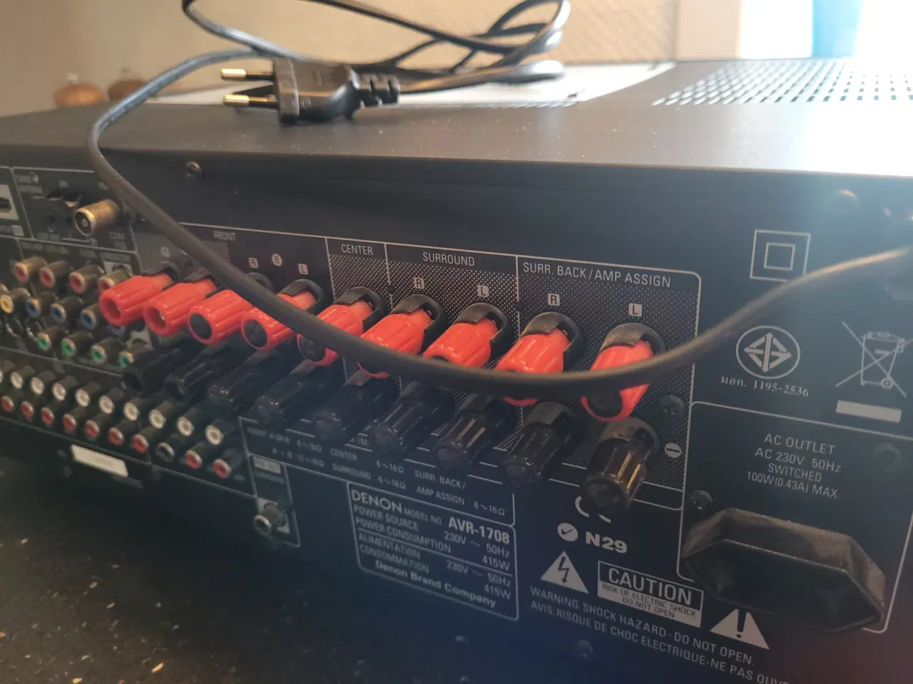 Billede 5 - Denon avr1708 7.1 Surround Receiver 