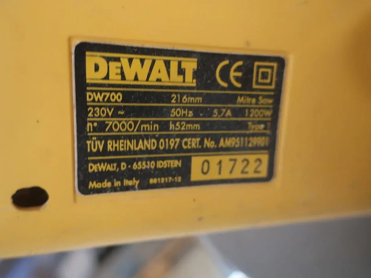 Billede 4 - Geringssav DEWALT DW700 med arbejdsbord