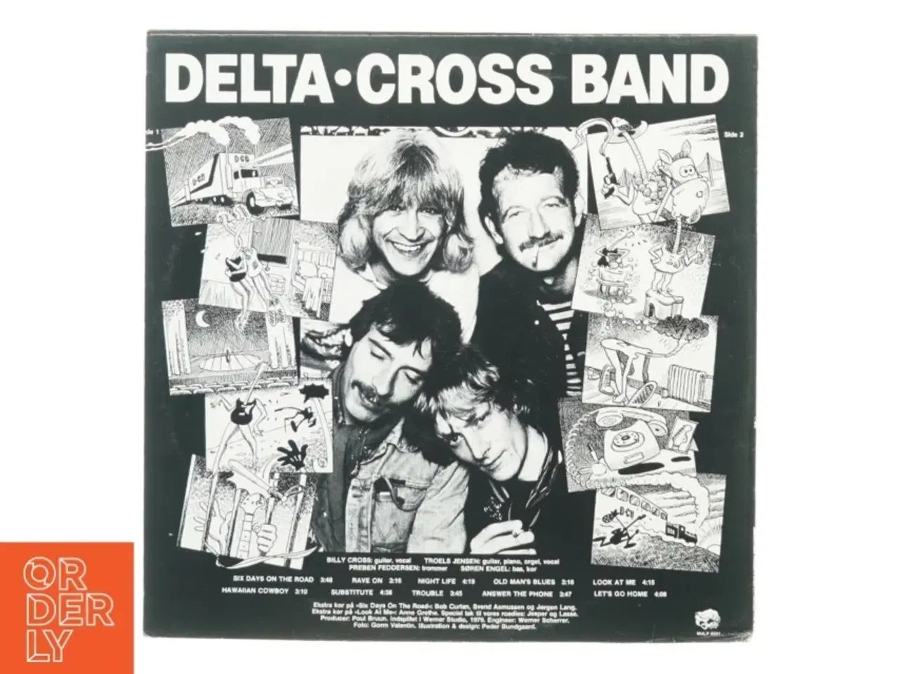 Billede 2 - Delta Cross Band - Rave on (LP) fra Medley (str. 30 cm)