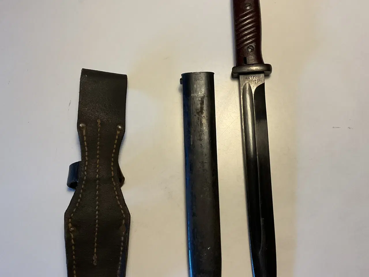 Billede 6 - Gammel tysk K98 bajonet fra 2. Verdenskrig