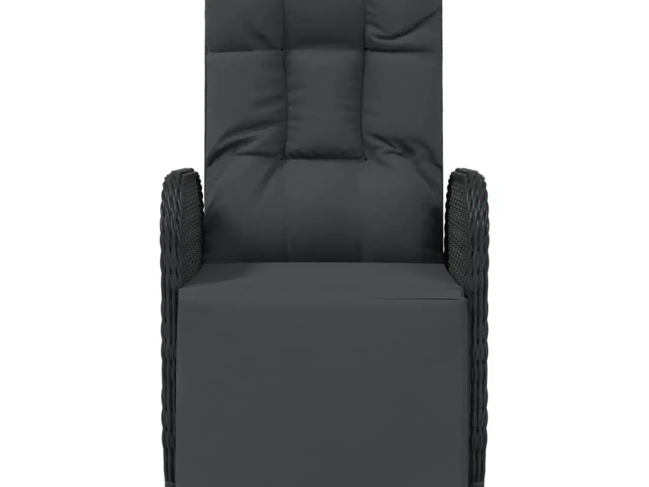 Billede 5 - Havestole med lænefunktion og hynder 2 stk. polyrattan sort