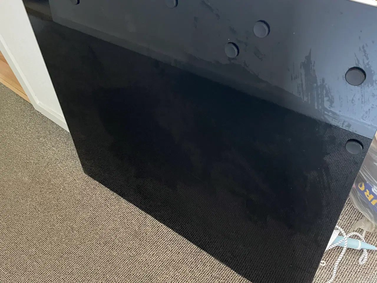 Billede 1 - Naga magnet tavle i sort glas 100 x 100