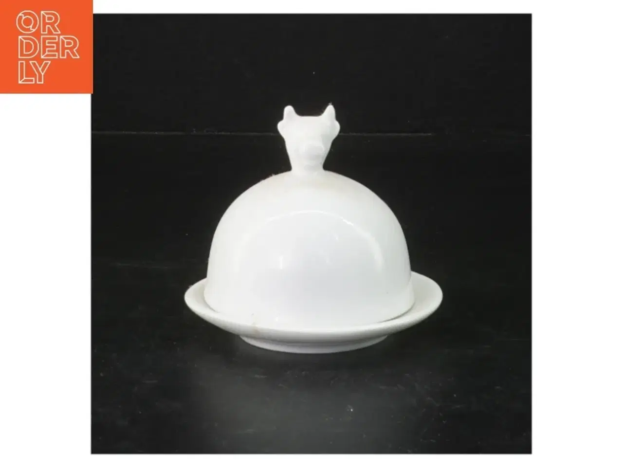 Billede 1 - Smørskål med låg (str. Ø 10 cm)