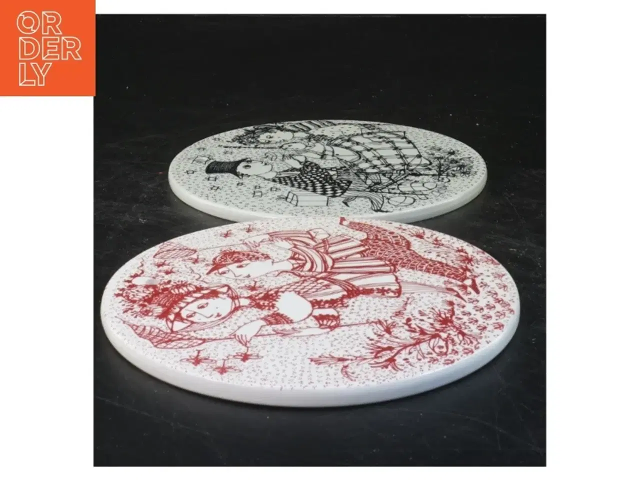 Billede 2 - August og december platter af Bjørn Wiinblad fra Nymlle (str. Ø 15 cm)