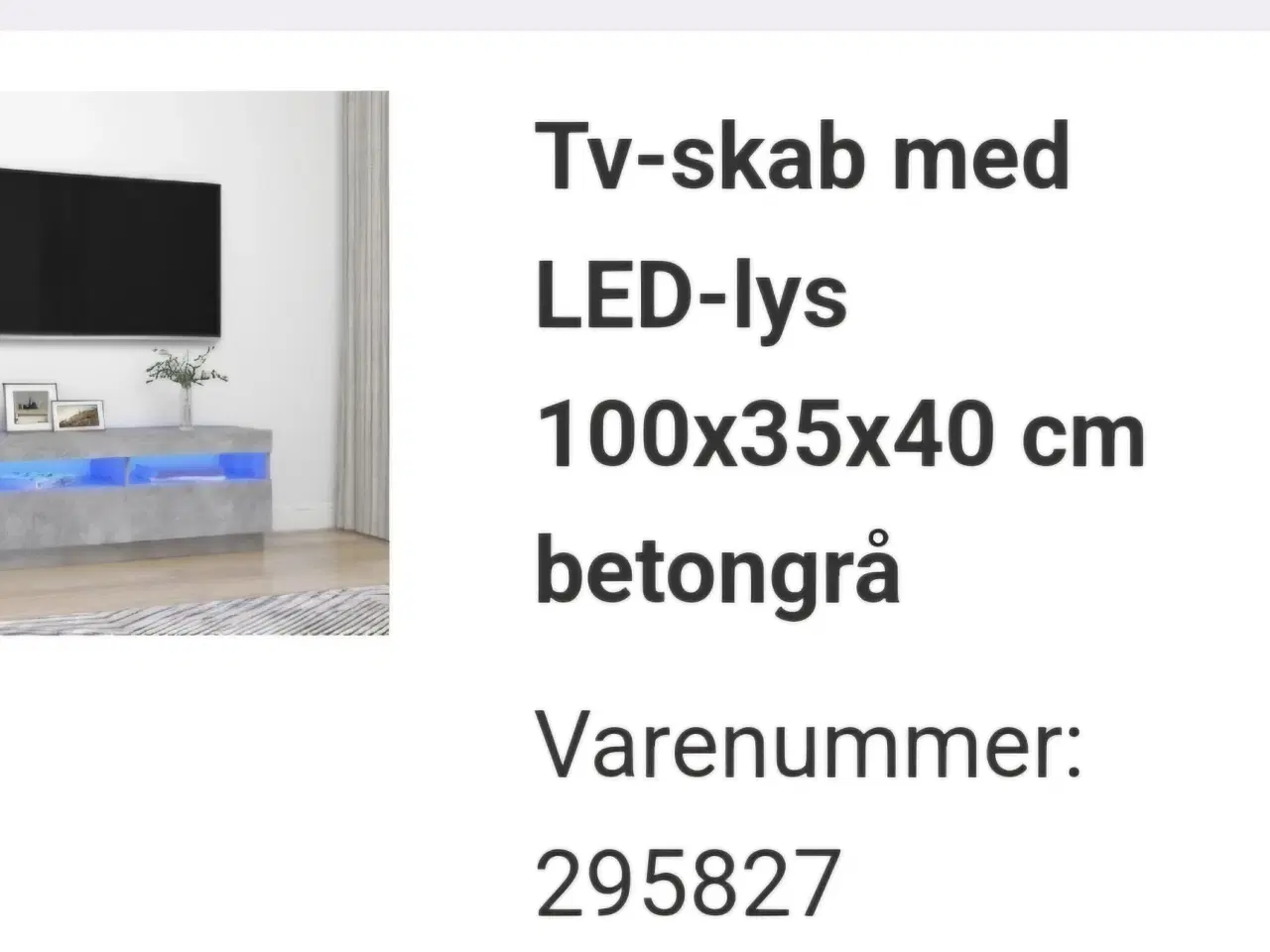 Billede 2 - Sofabord og tv bord i grå