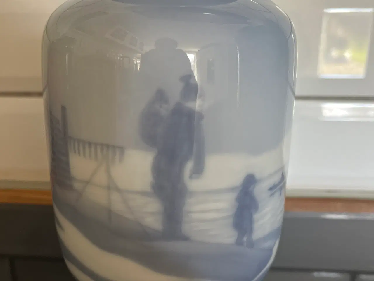 Billede 1 - B&G vase Grønlands motiv (1.sortering)