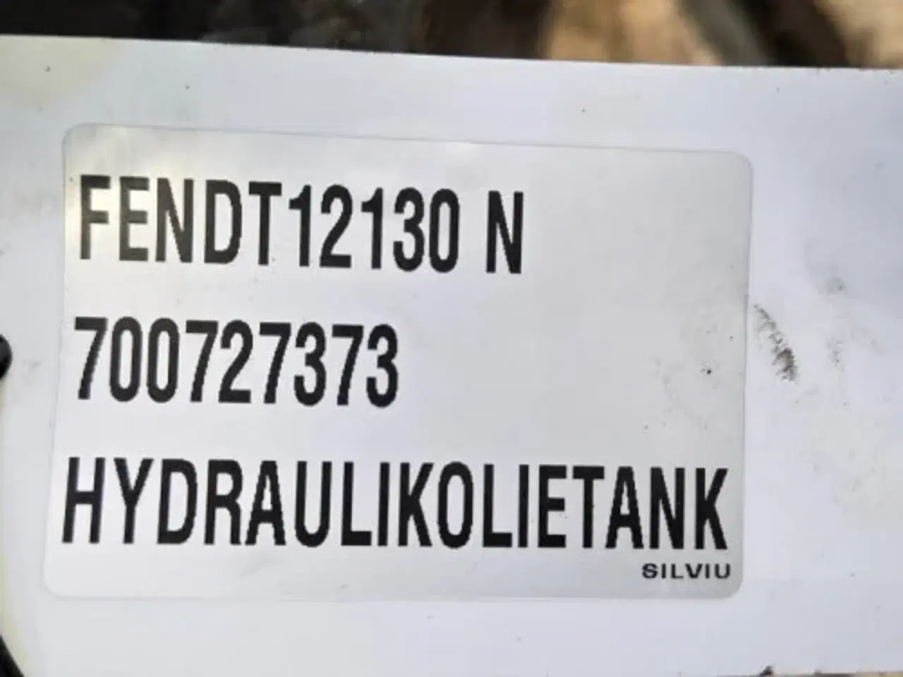 Billede 7 - Fendt 12130N Hydraulikolietank 700727373