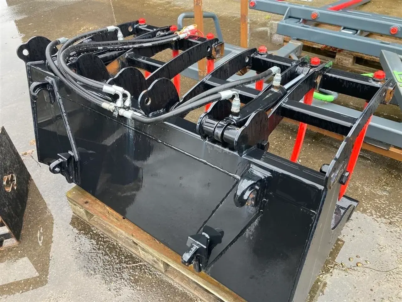 Billede 6 - MO 140 cm Siloklo 2 delt overfaldsgreb monteret med euroophæng