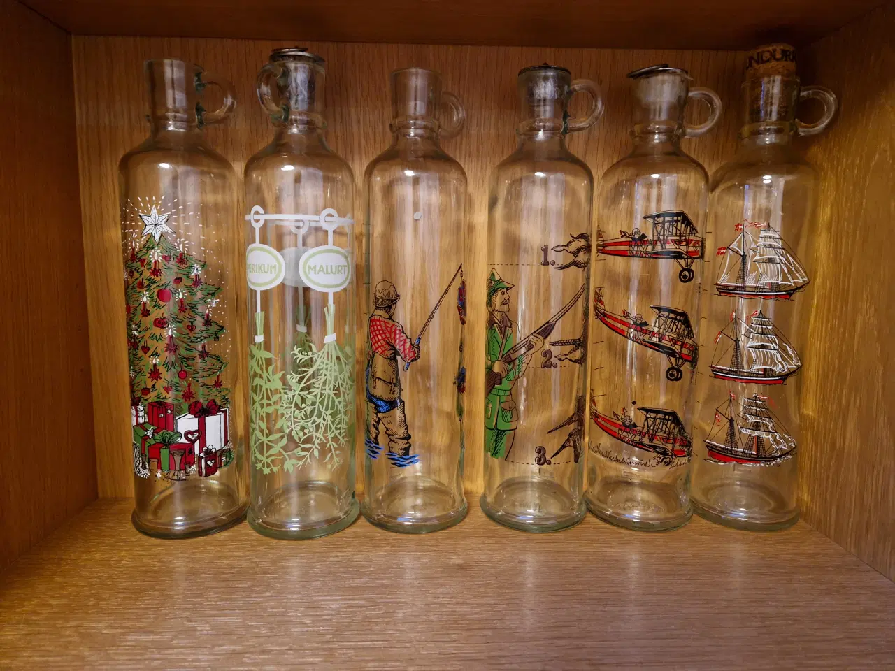 Billede 1 - Holmegaard flasker - enestående samling