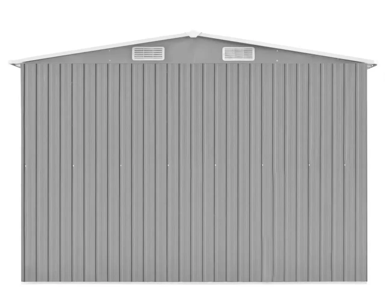 Billede 3 - Haveskur 257x298x178 cm metal grå