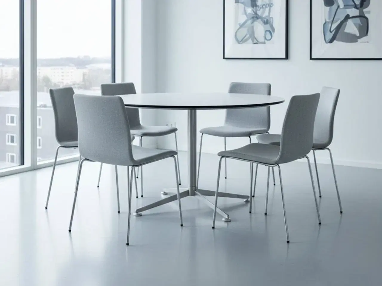 Billede 2 - Paustian Spinal Bord – Hvid Ø110 cm