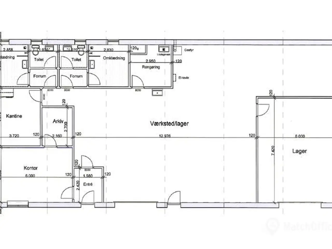 Billede 9 - Værksted/lager med kontor