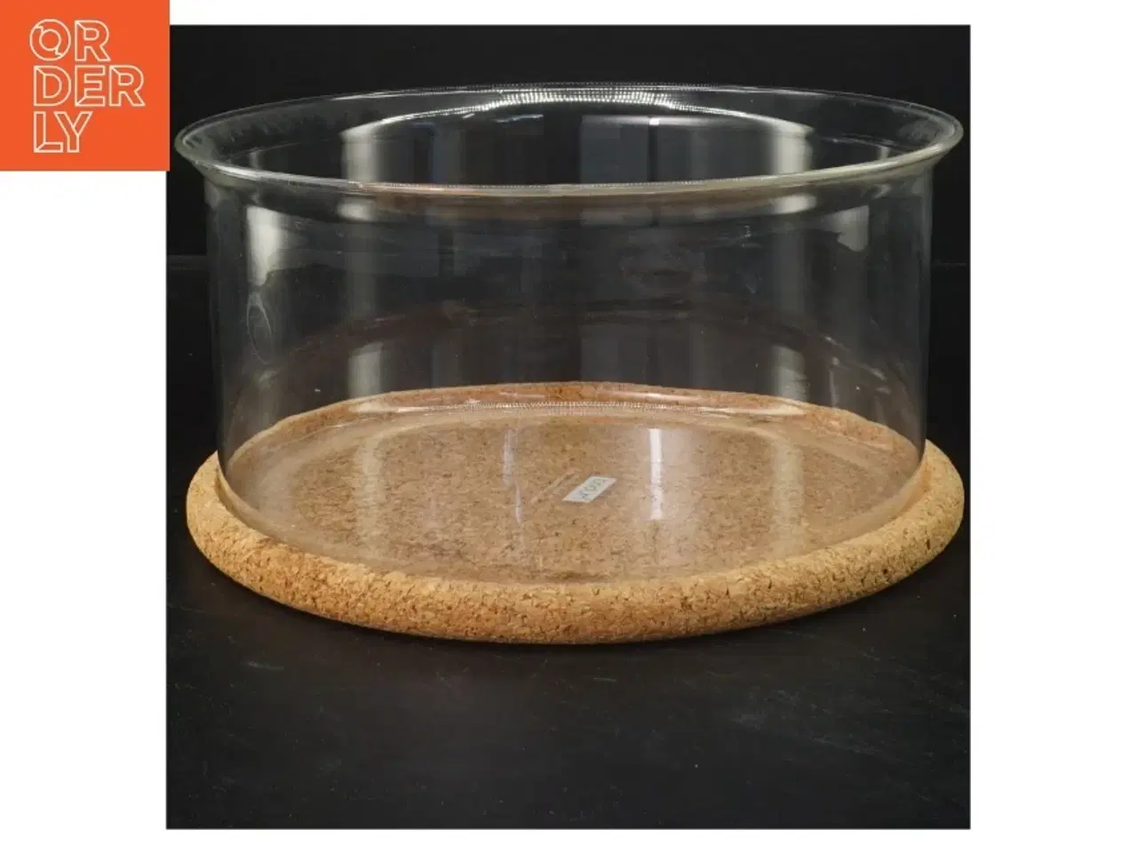 Billede 4 - Sæt af glasbeholdere med korkonderlag fra Bodum (str. Ø 10x6 cm og Ø 17x9 cm og Ø 22x11 cm)