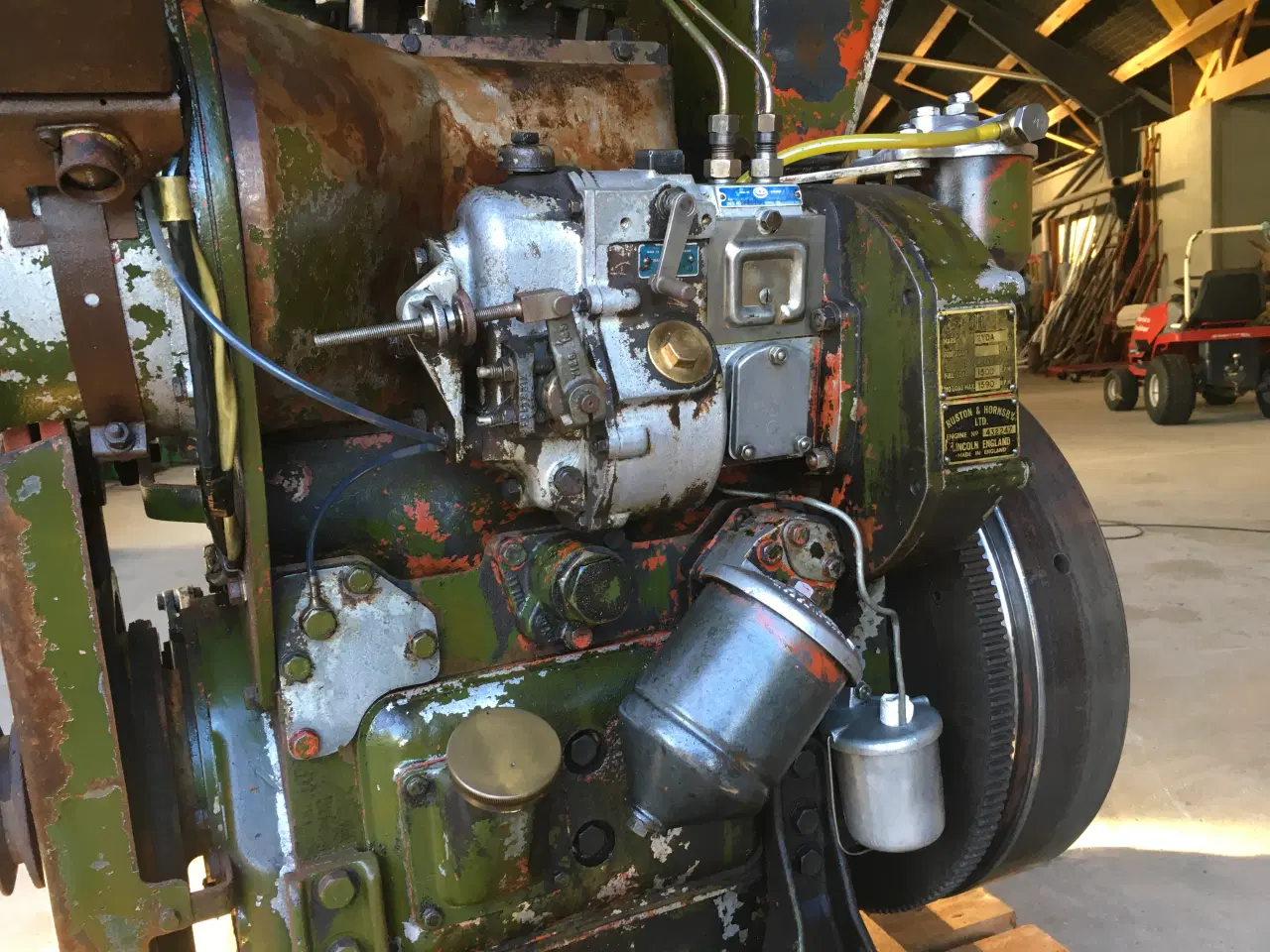 Billede 1 - Stationær Ruston Hornsby motor