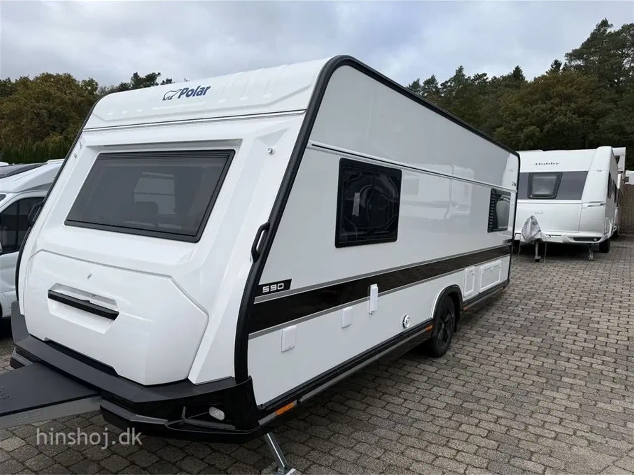 Billede 17 - 2026 - Polar Blackline 590 S   Lækker Vintervogn fra Polar med  enkelsenge fra Hinshøj Caravan