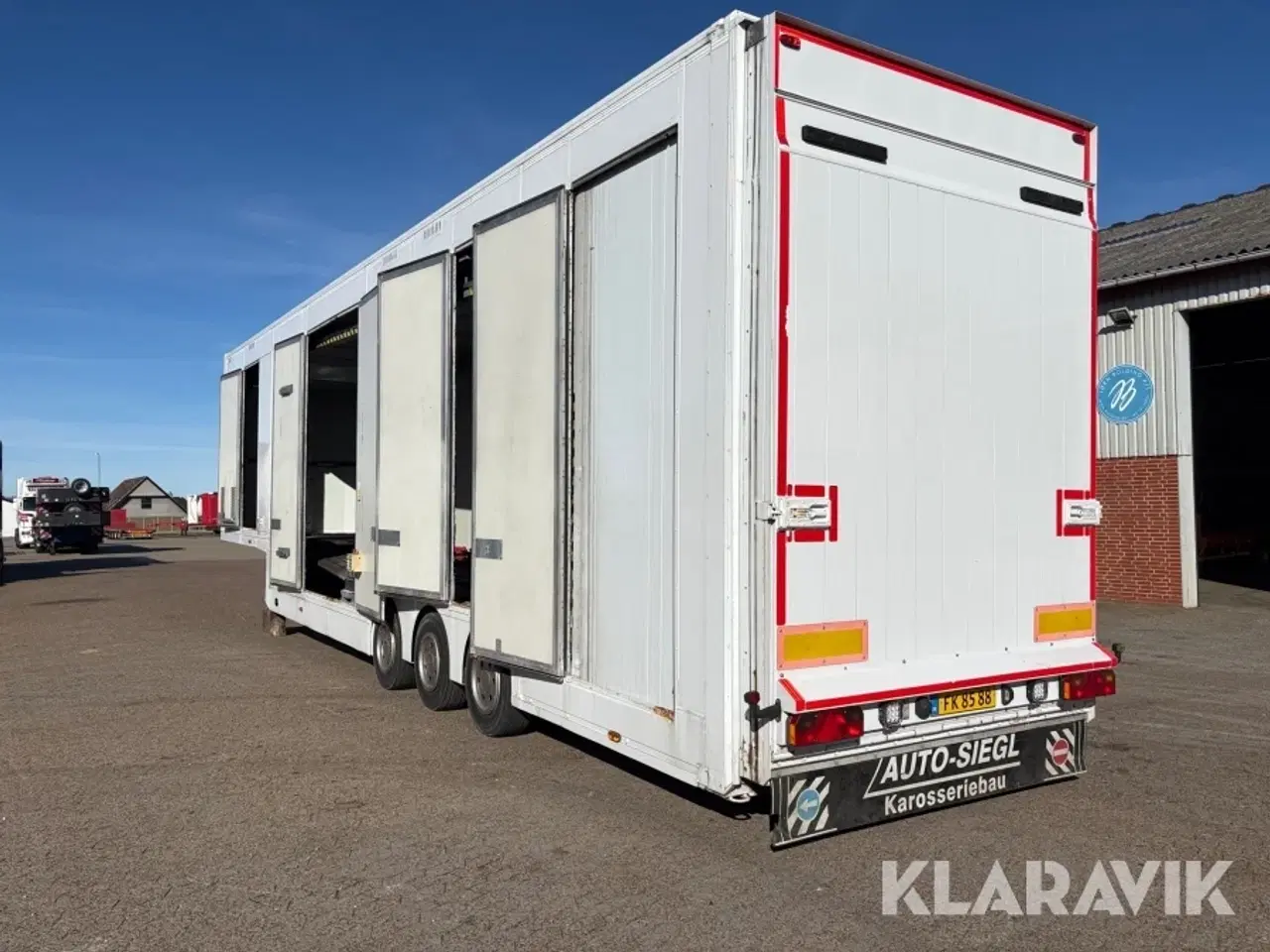Billede 5 - Autotrailer Kässbohrer SP 9-16 CVT lukket