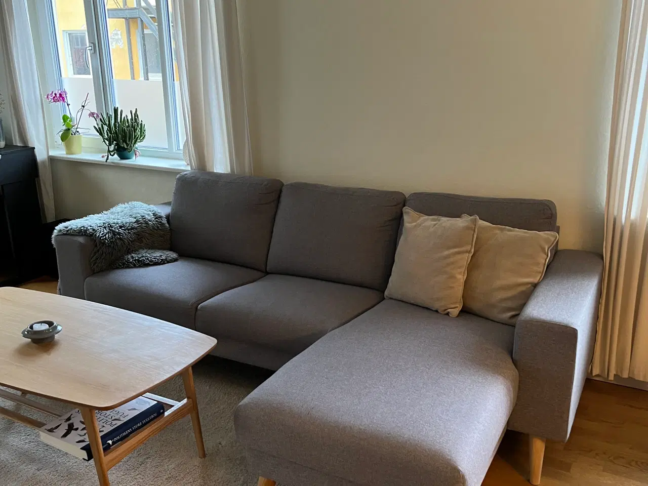 Billede 2 - Sofa med chaiselong 