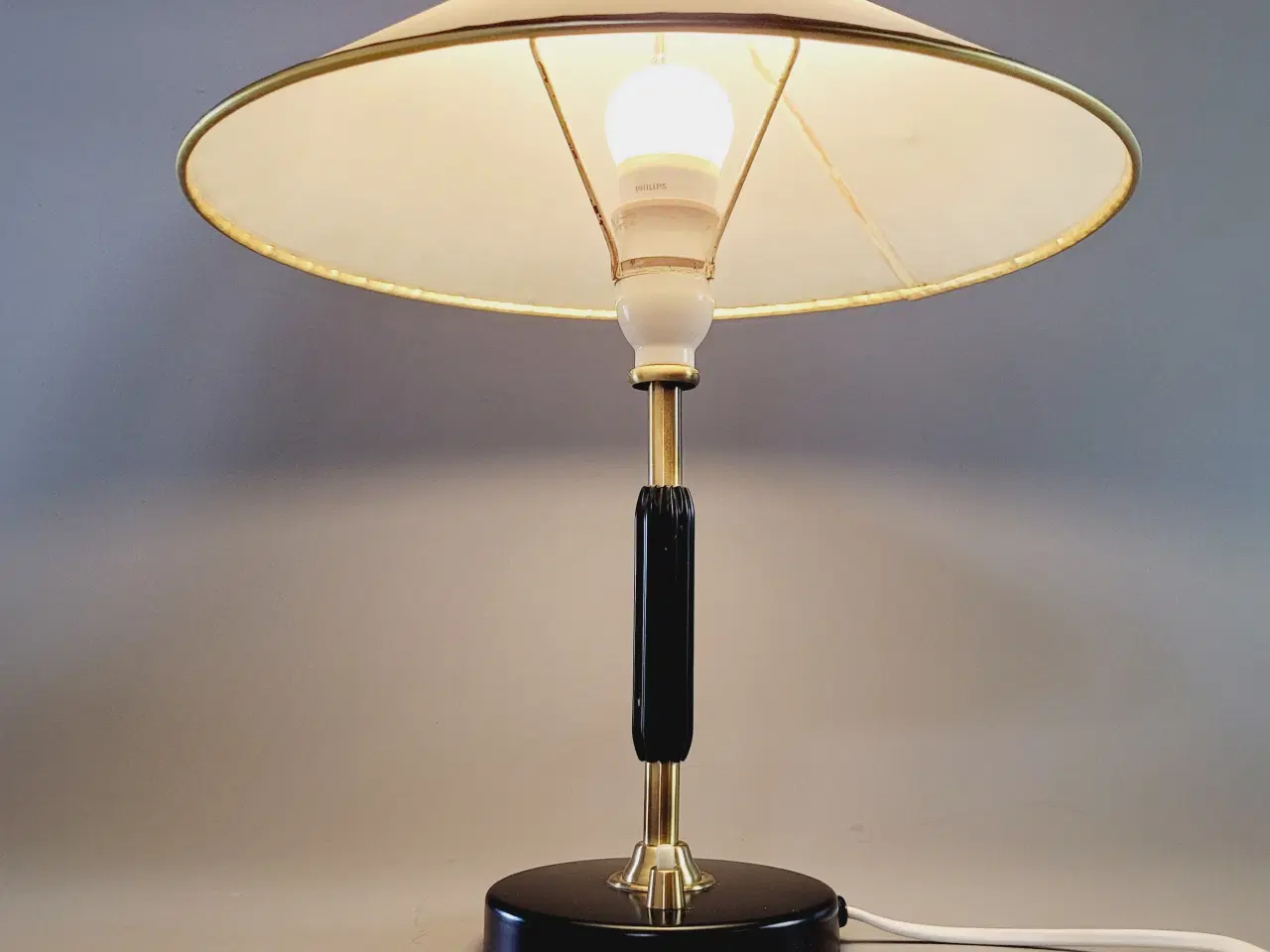 Billede 3 - ⭐️· Elegant vintage bordlampe i stil med  Kongelys