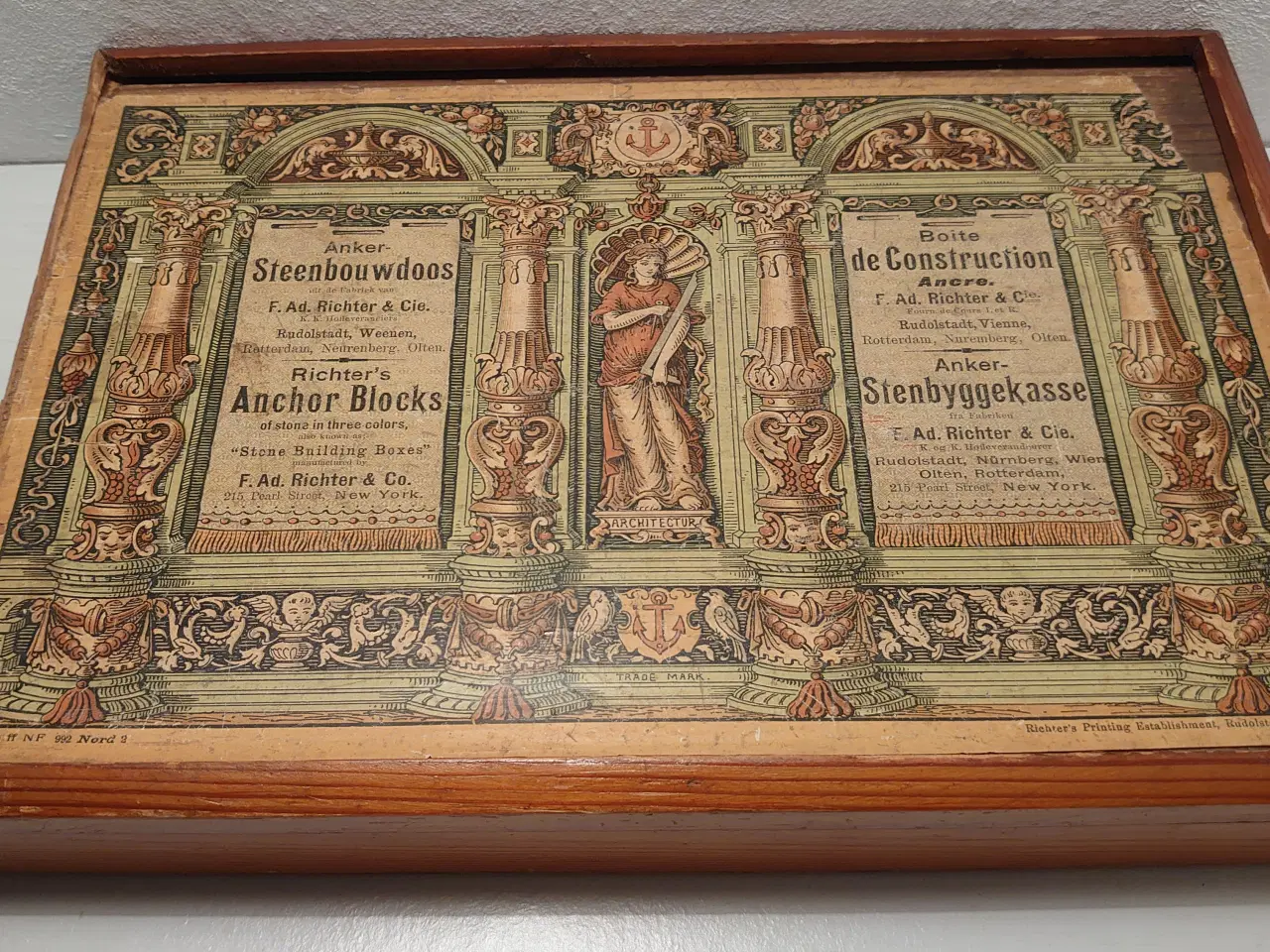 Billede 2 - Antikt stenbyggesæt. Richters ca 1900,serie 6    
