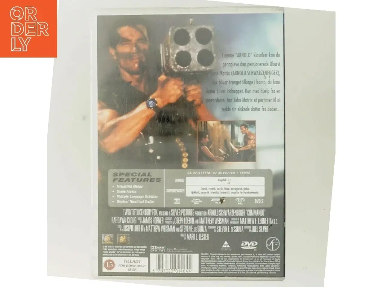 Billede 3 - Commando med Arnold Schwarzenegger (DVD)