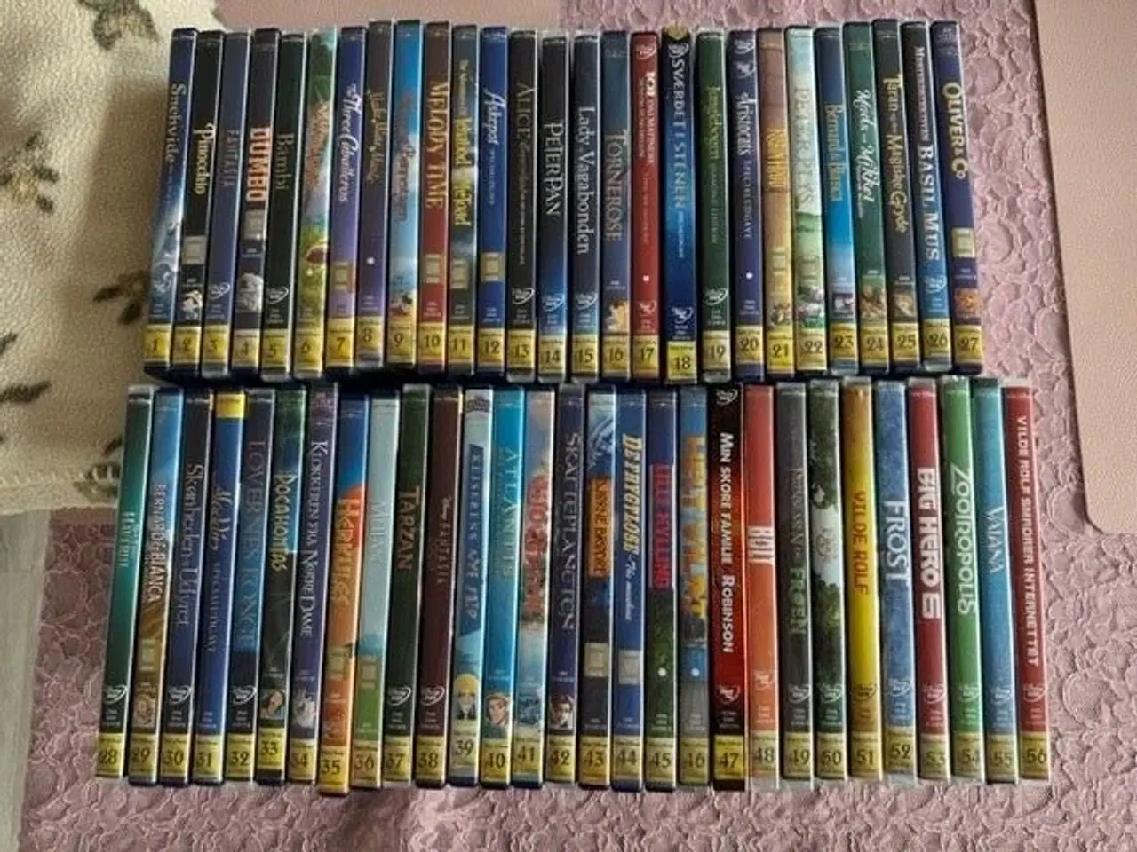 Billede 1 - 56 Disney Klassikere med guldnumre 1-56