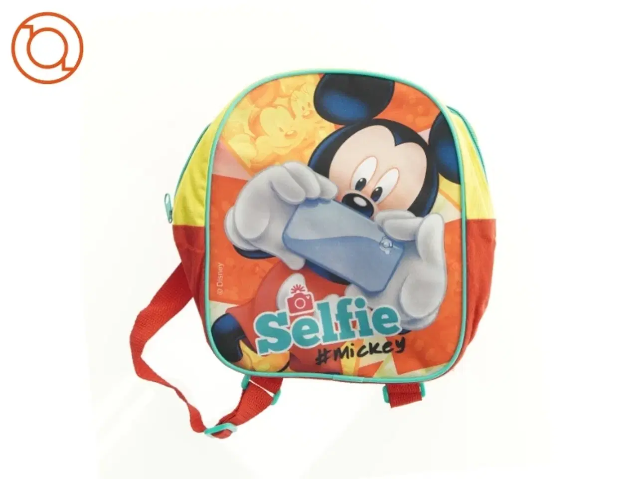 Billede 1 - Rygsæk med Mickey Mouse Selfie motiv fra Disney (str. 23 x 19 x 8 cm)