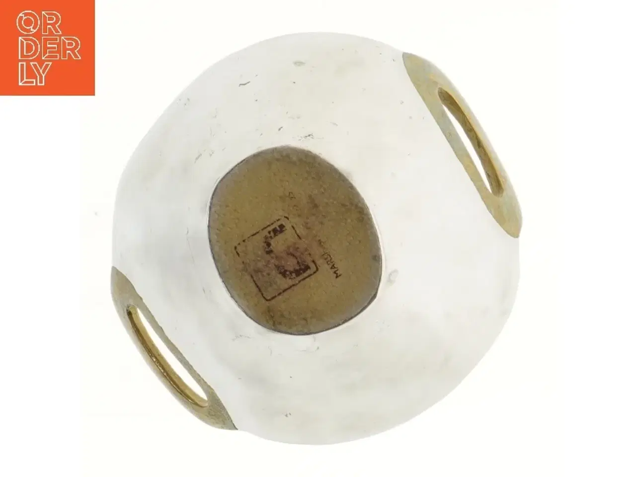 Billede 3 - Metalskål med håndtag (str. Ø 20,5x11 cm)