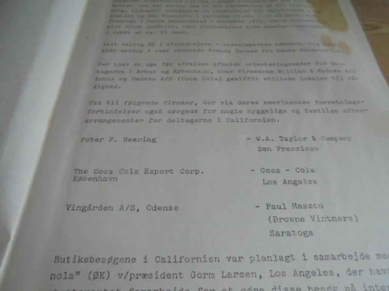 Billede 2 - Studierapport fra Los Angeles/San Fransisco 1976  