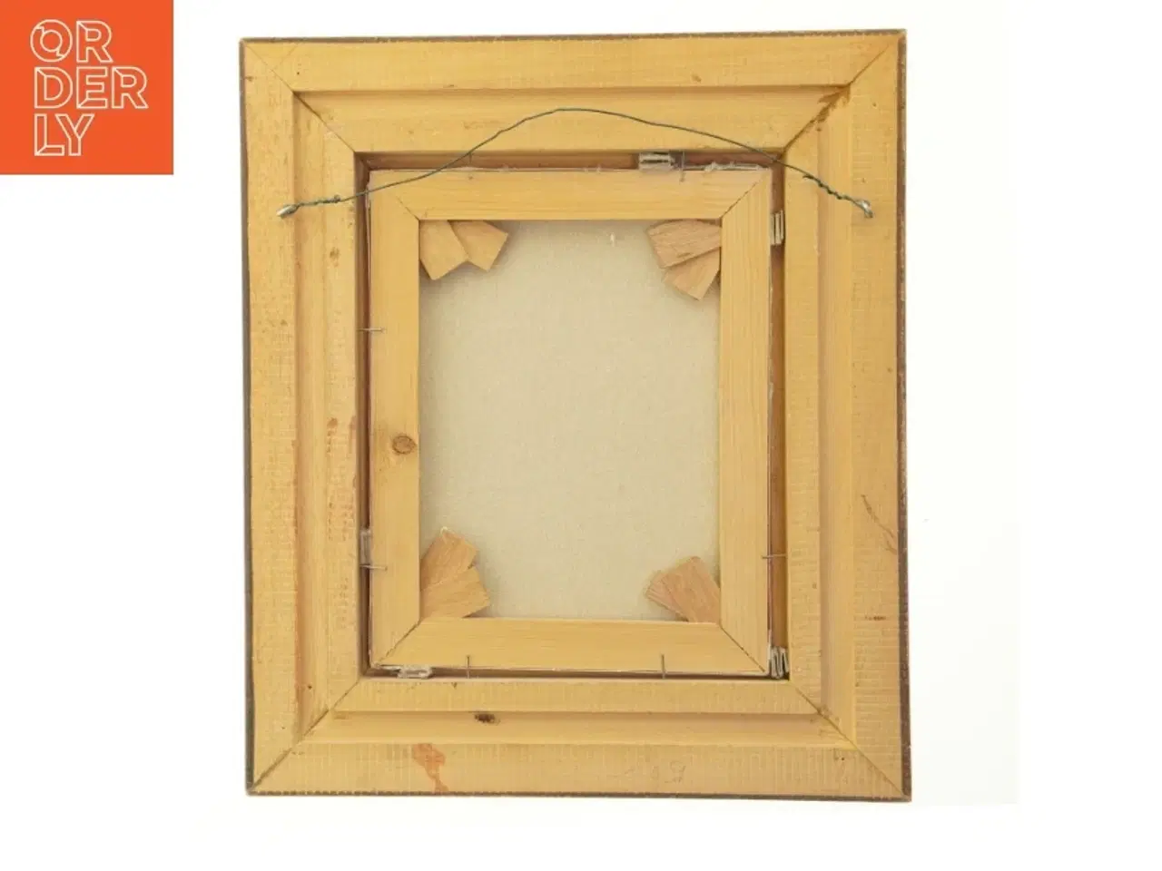 Billede 2 - Frugtmaleri i ramme (str. 45x39,5 cm)