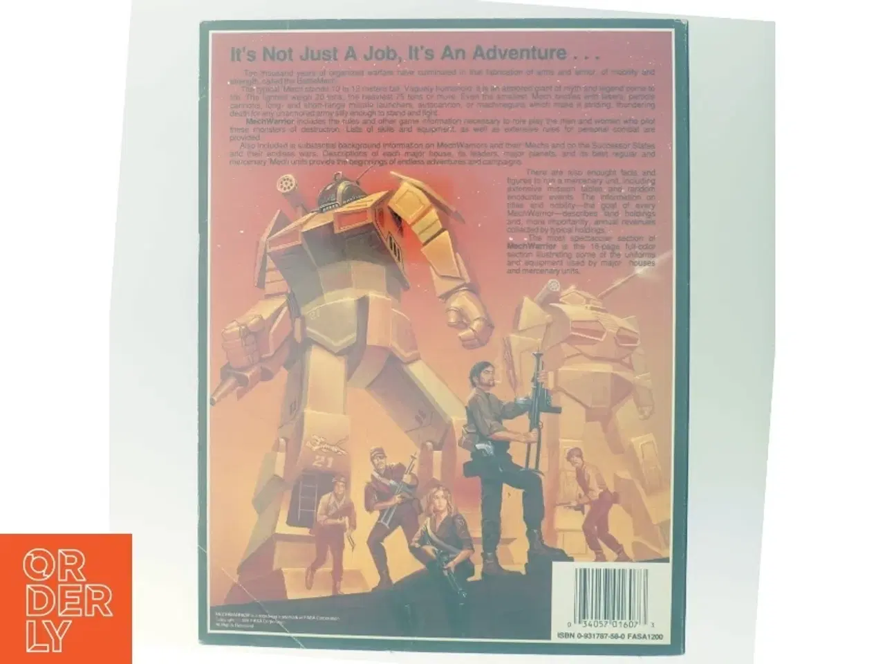 Billede 3 - MechWarrior: The Battletech Role Playing Game (Bog)