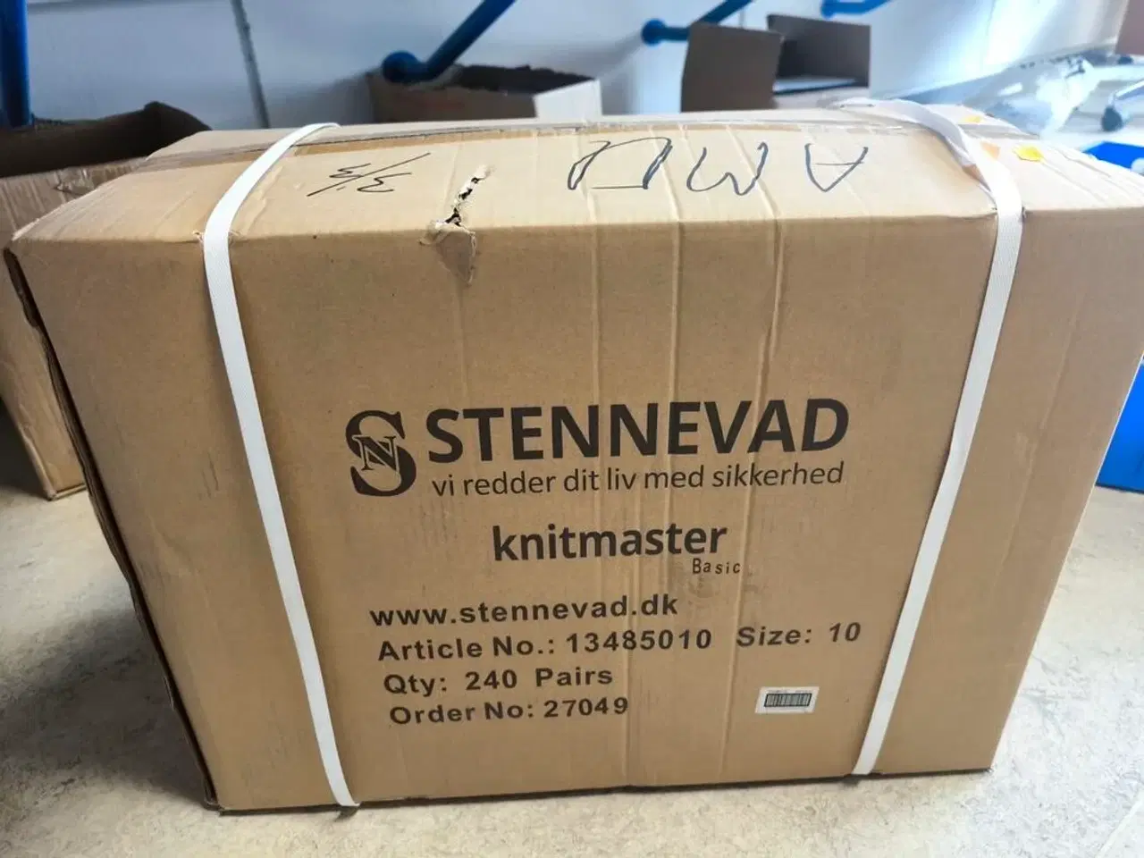 Billede 1 - Handsker 240 par STENNEVAD Knitmaster Basic str. 10