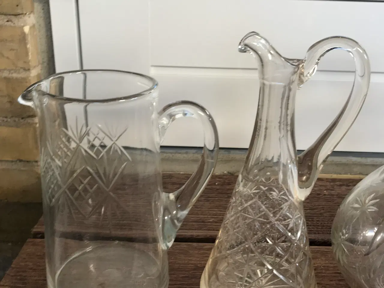 Billede 5 - Gammel karaffel karafler glaskander glas kande