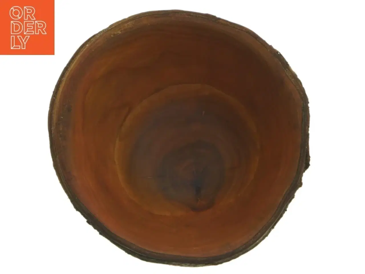 Billede 3 - Hånddrejet Rund træskål (str. Ø 18 cm)