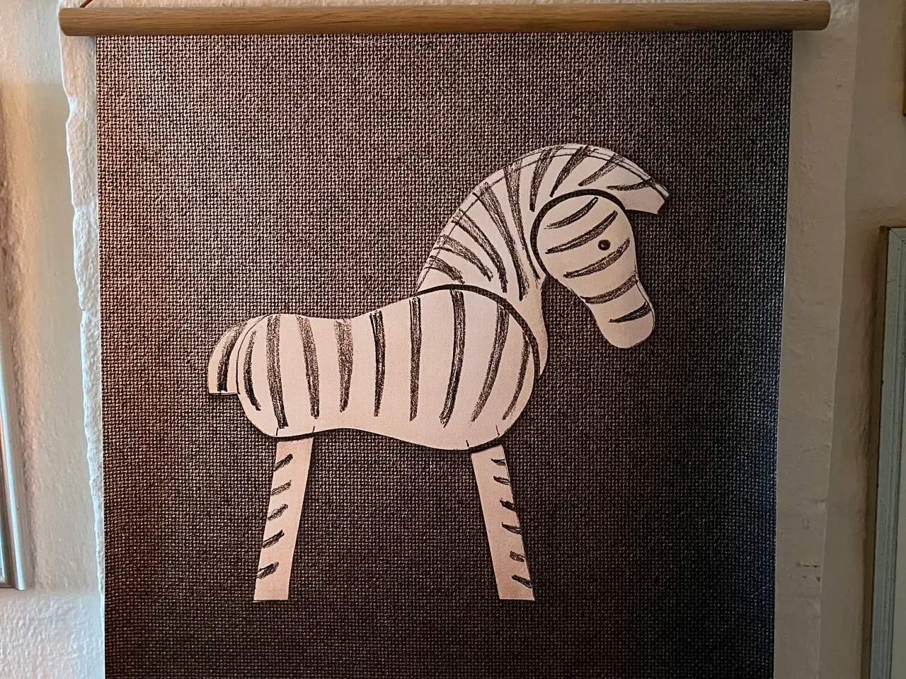 Billede 1 - Kaj Bojesen Zebra print på lærred