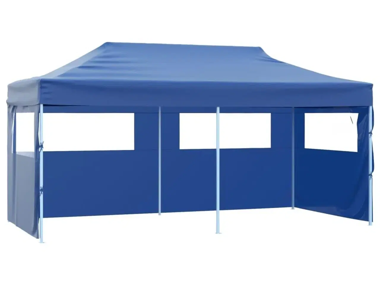 Billede 2 - Foldbart pop-up-festtelt 3 x 6 m blå