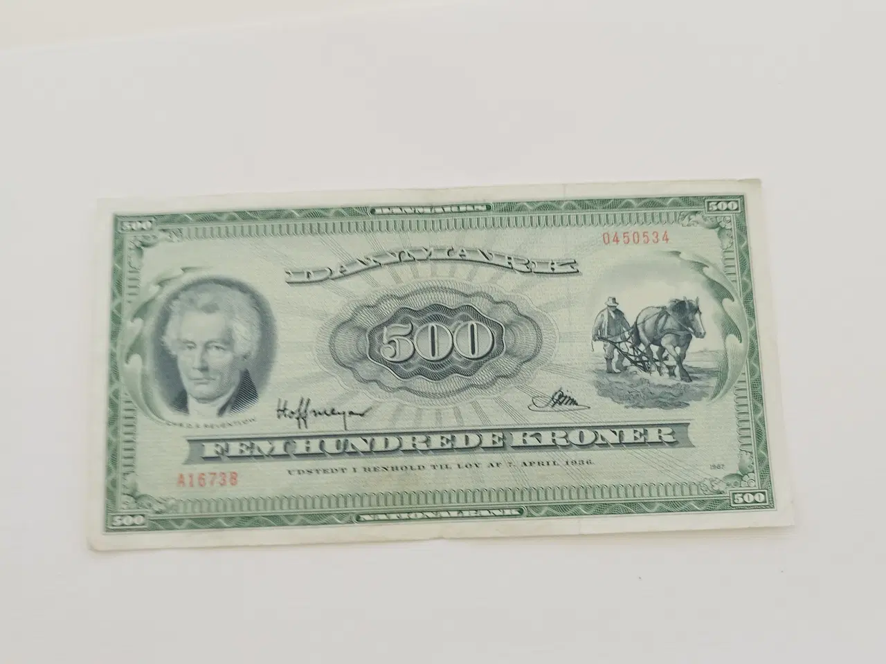 Billede 1 - Plovmand 500 kr. 1967