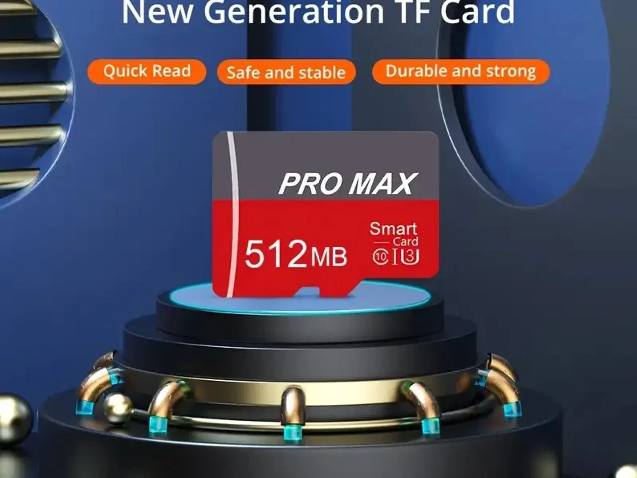 Billede 4 - Pro Max 512MB MicroSD Hukommelseskort Rød