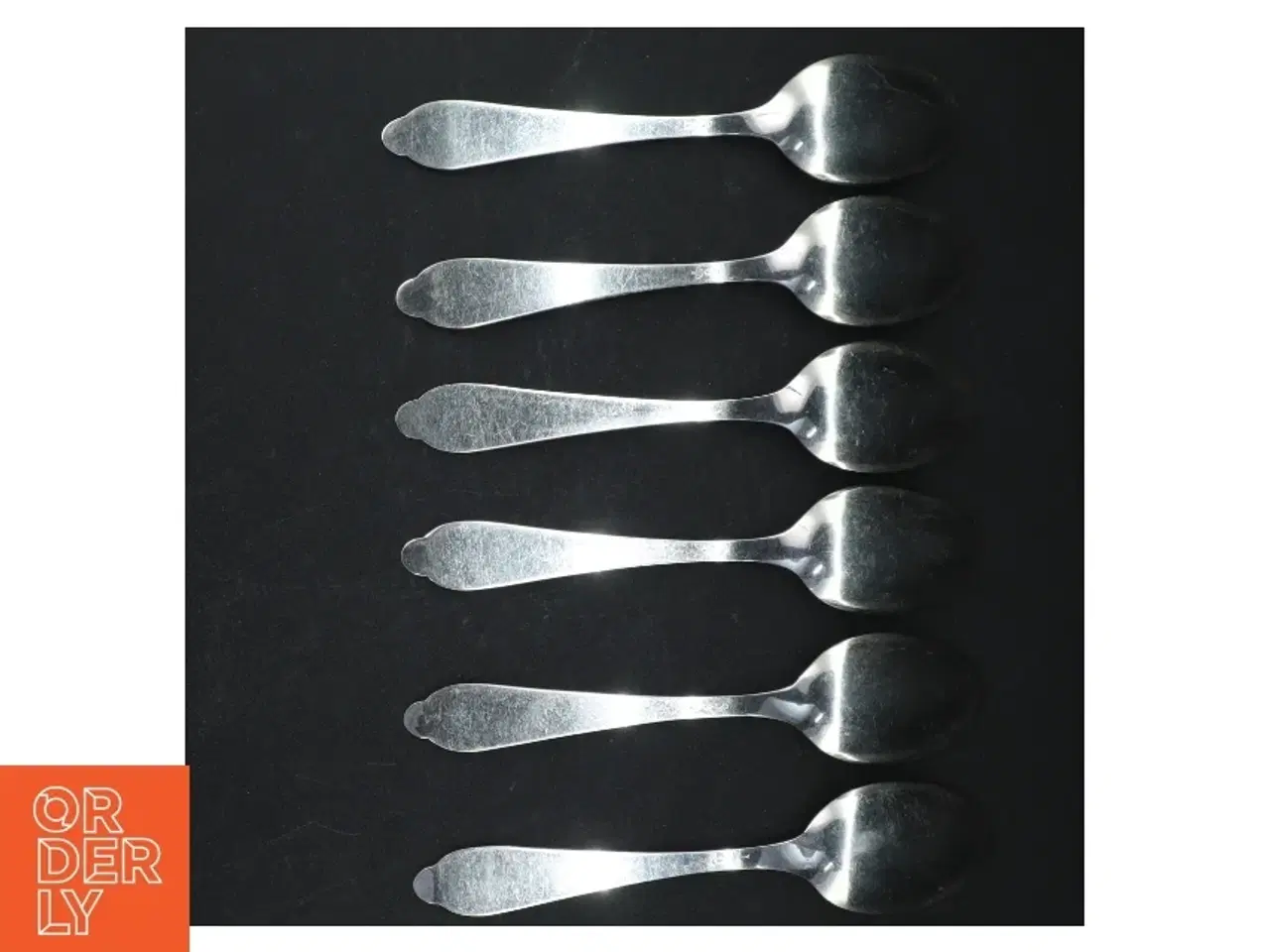 Billede 4 - 6 dessertskeer, 2-tårnet sølvplet (str. 18 cm)