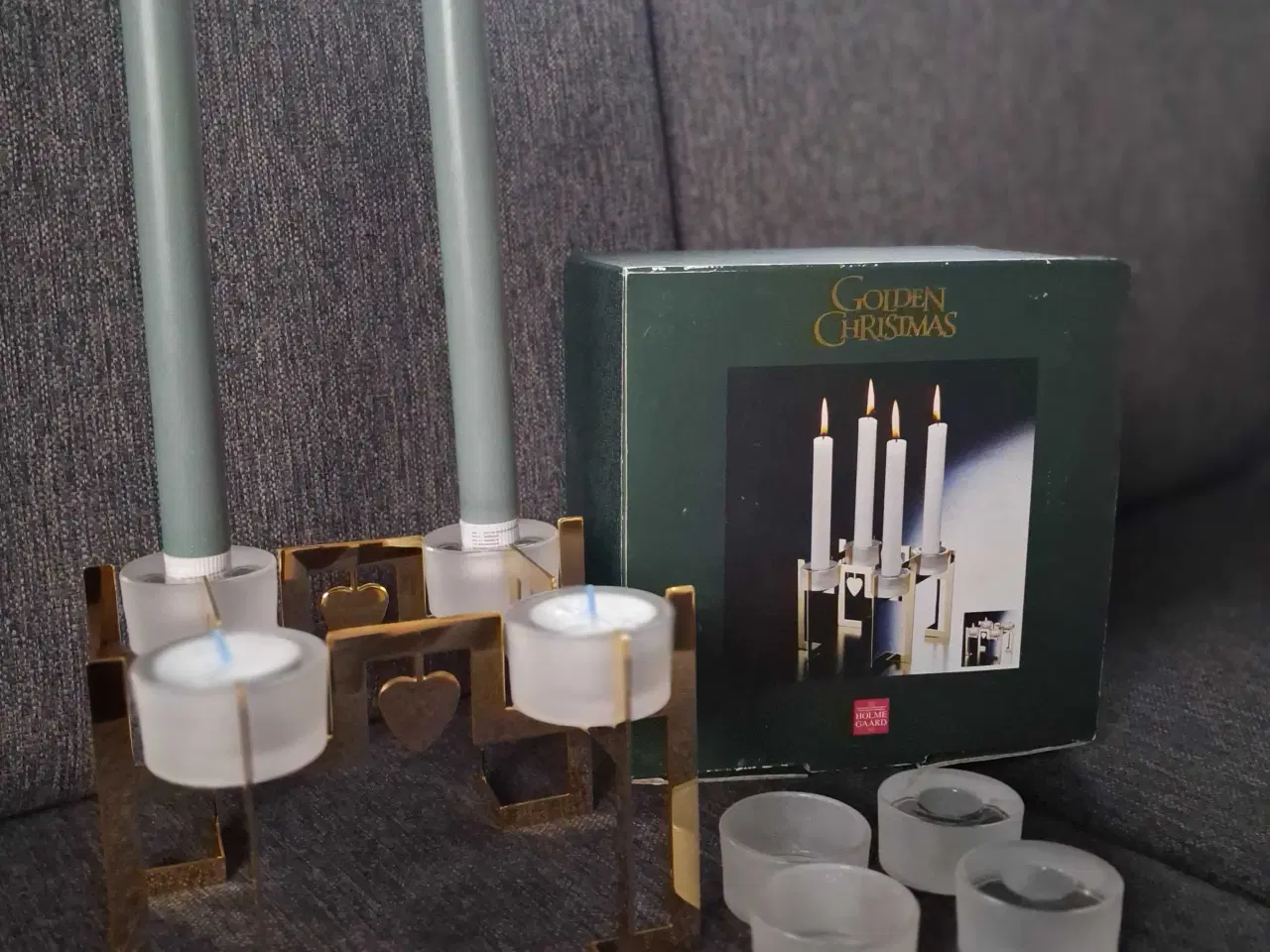 Billede 6 - Holmegaard golden Christmas og andet godt