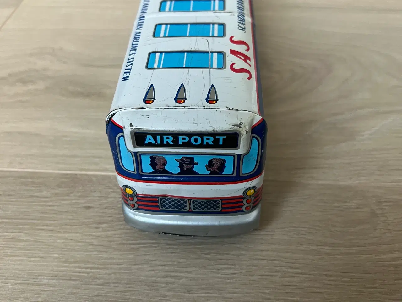 Billede 4 - Leksaksbuss, Plåt, SAS flygbuss
